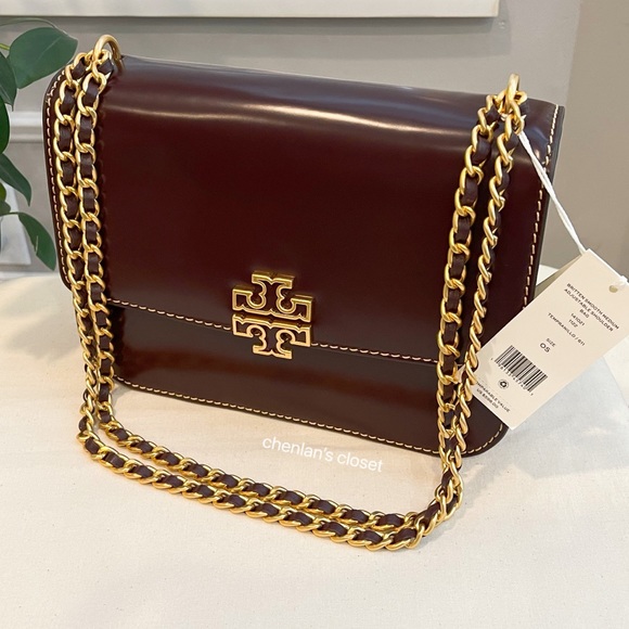 🔥NeW! Tory Burch Britten Smooth Medium Adjustable Shoulder Bag - Picture 3 of 17